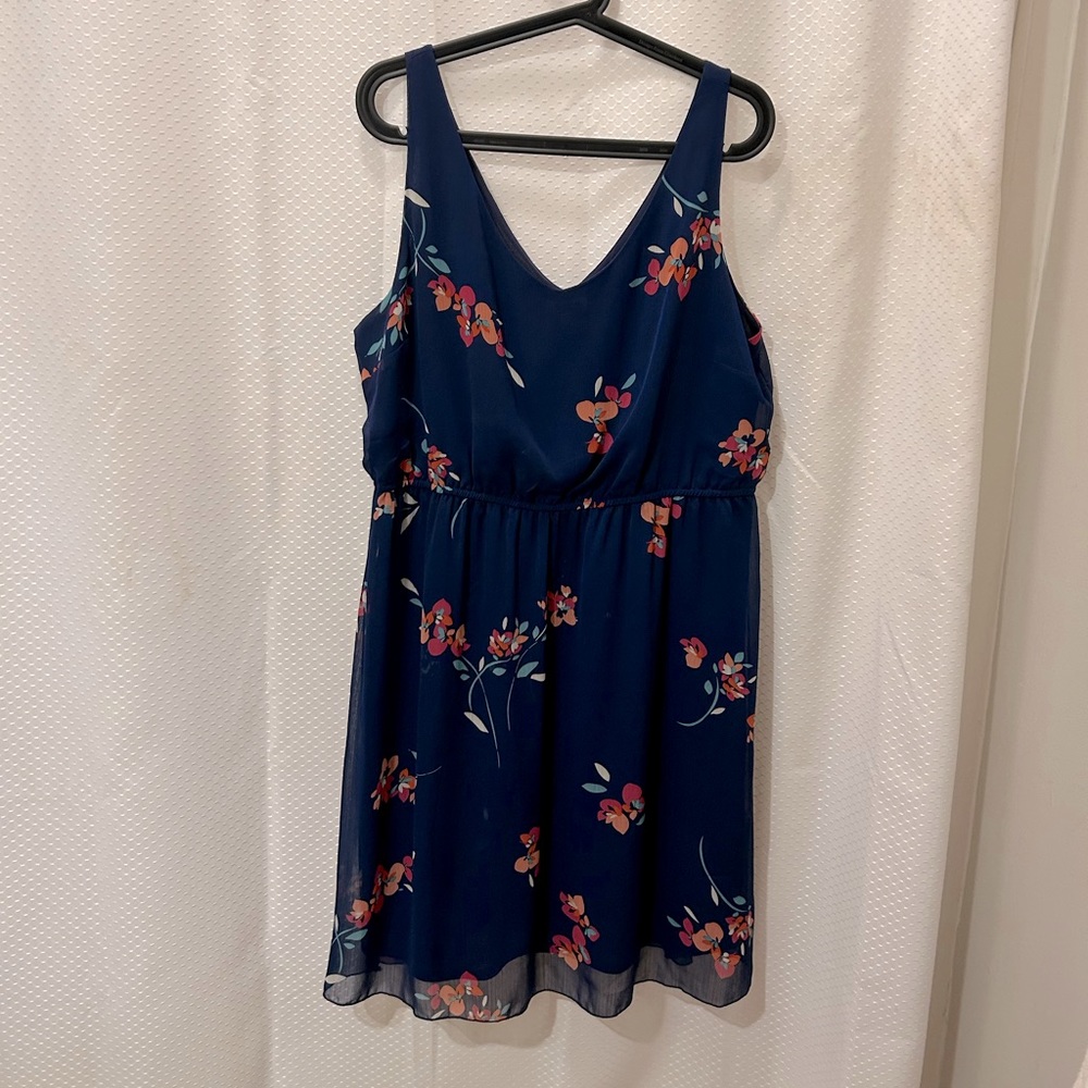 Old Navy sheer overlay dress